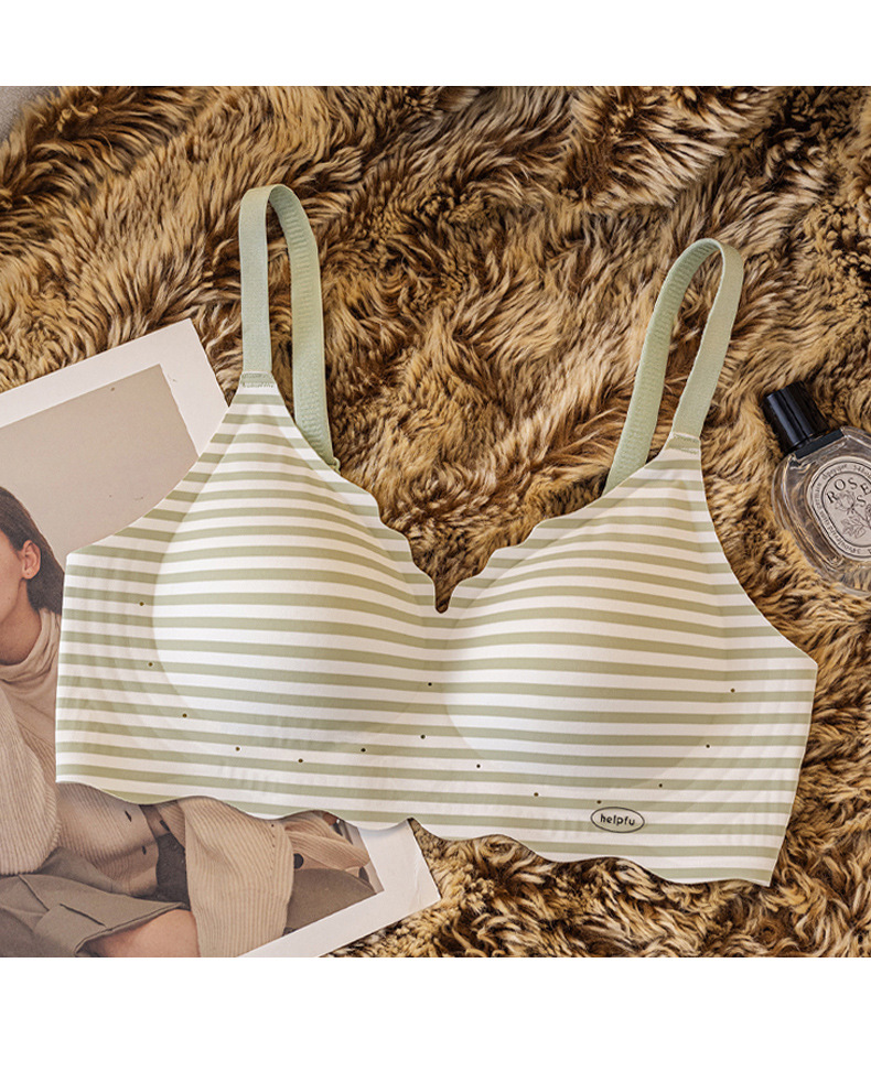 Venta directa de fábrica comercio electrónico transfronterizo Sudeste de Asia Vietnam Tailandia damas sin costuras sujetador de recogida lateral cómodo