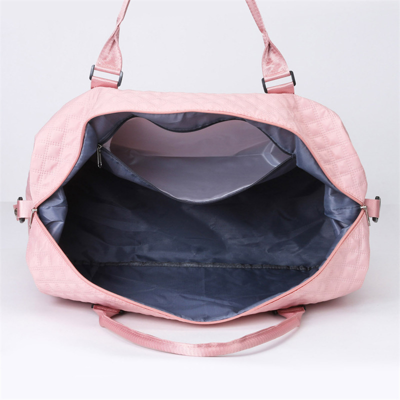 Nueva bolsa de viaje de gran capacidad Lingge Oxford, almacenamiento, expansión, entrega, separación en seco y húmedo, bolsa de fitness de yoga portátil