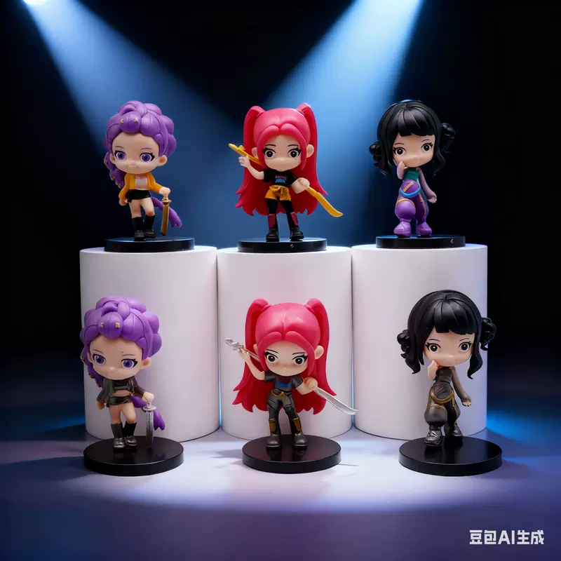Группа ведьм охоты Девушка K-POP Tiger Crow Rumi Star Series Фигурки Внешняя анимация Игровая версия Q Точная кукла Трендовая игрушка