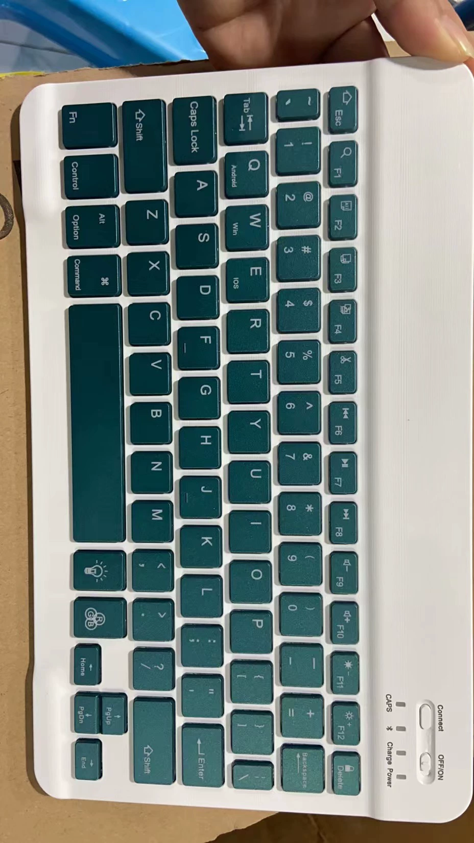 Surface Keyboard Colorful Backlit Bluetooth Keyboard for Apple iPad