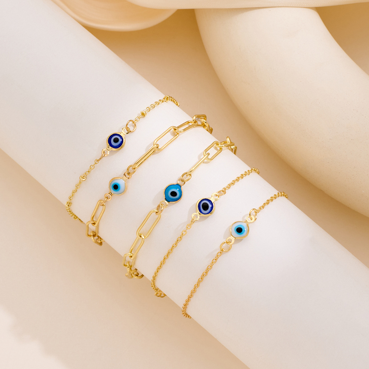 Lucky Evil Eye Red String Bracelet Adjustable Protection Jewelry_voghion.com