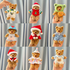 子供服のみ販売】16cmバルセロ熊着ぬいぐるみ熊人形テディベアクリスマスセット