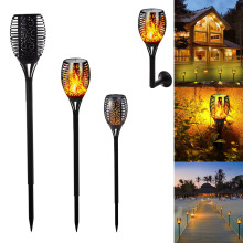 太阳能户外壁灯草坪灯太阳能灯防水庭院灯火焰灯路灯景观地插灯