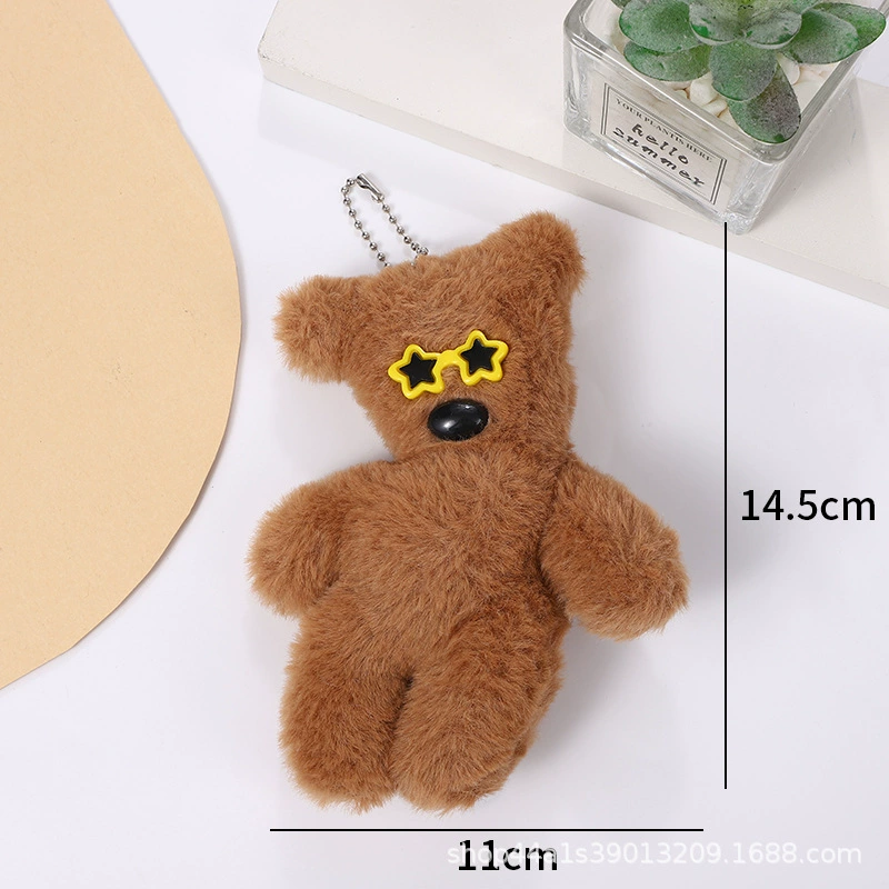 Cute plush doll, keychain, cartoon pendant, rabbit