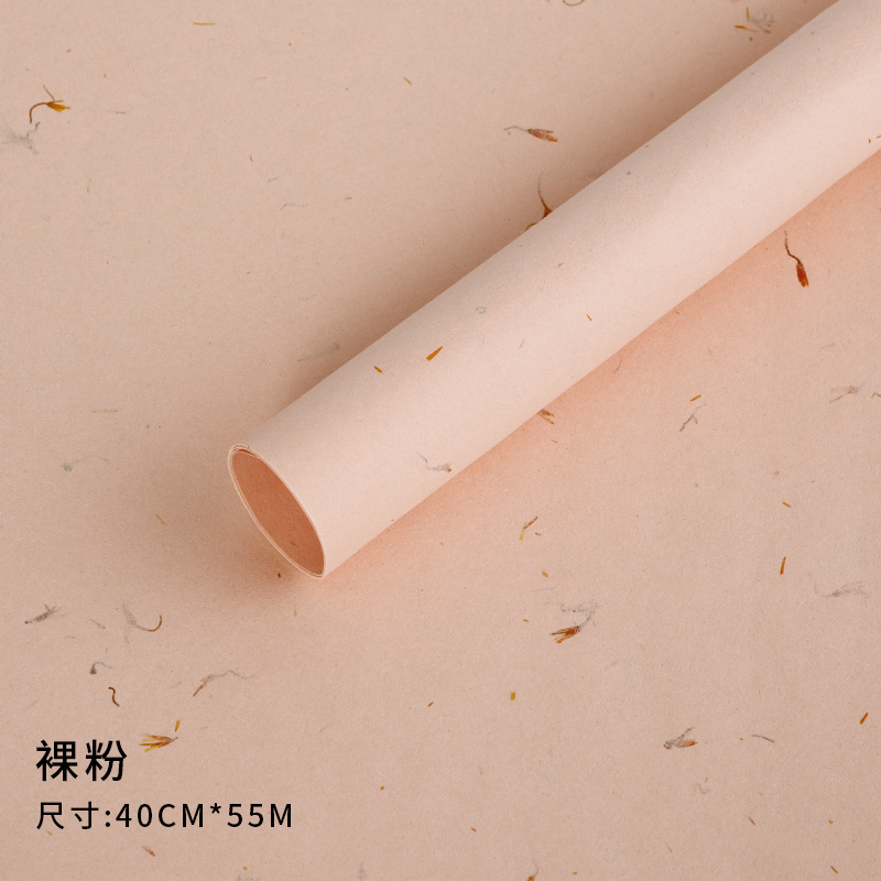 Nuevo papel de pétalo desmenuzado, papel de estilo, papel de embalaje de ramo, papel de embalaje de flores de alta calidad, papel Dongba, papel floral, lote