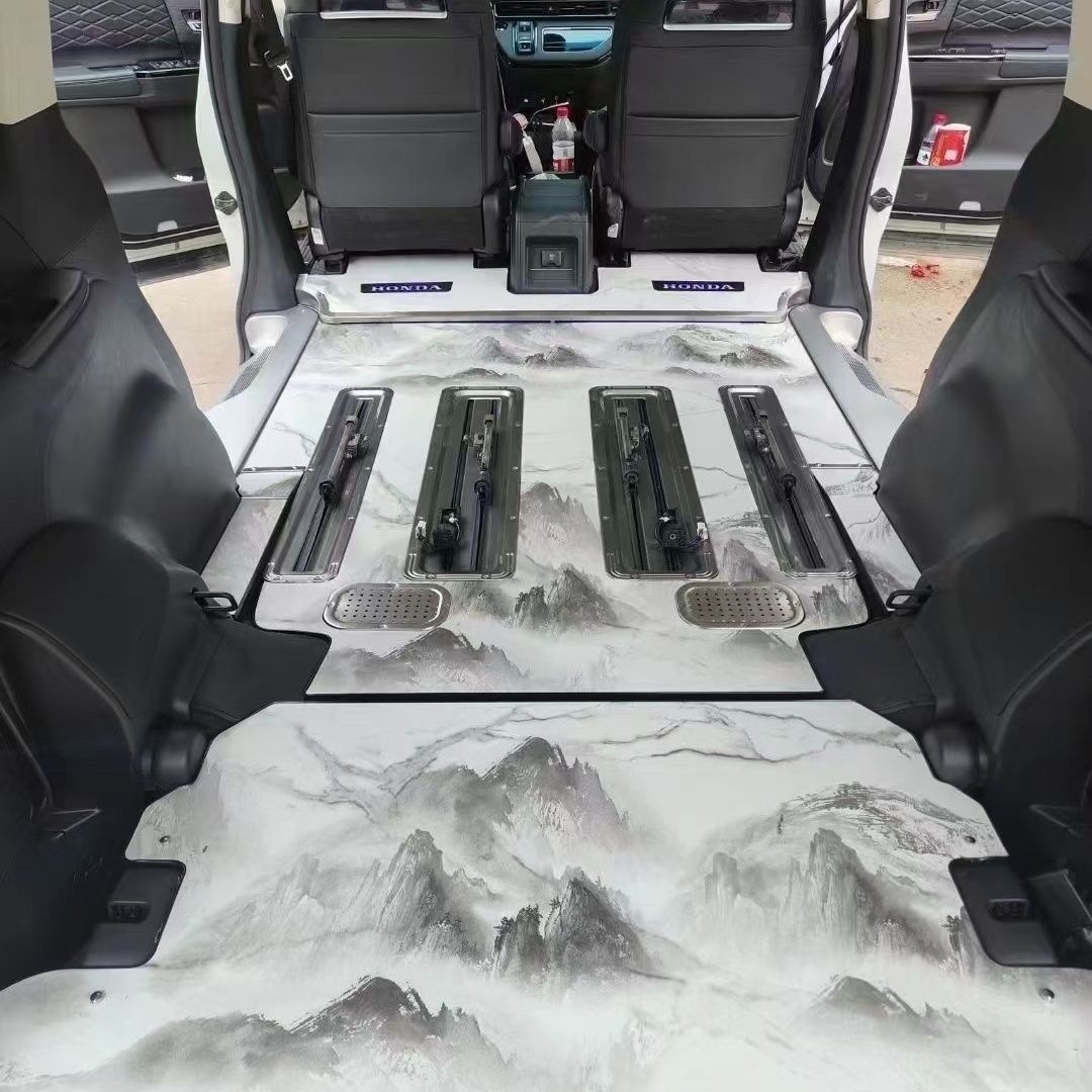 Honda Elysion Odyssey Aviation-Grade Aluminum Floor Mats Solid Aluminum Business Car Floor Mats Aviation-Grade Modification Without Installation Included