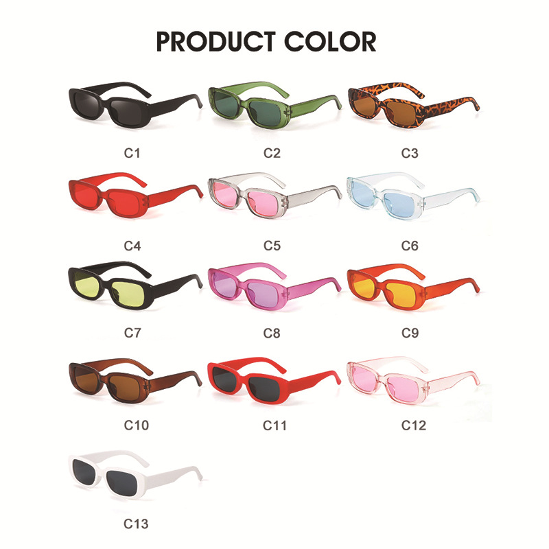 Retro Color Block Ac Oval Frame Full Frame Women's Sunglasses display picture 1
