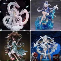 [No Q версия] Наруто One Piece Genshin Impact Douluo Demon Slayer Honkai и другие фигурки модель 3 цветная коробка оптом