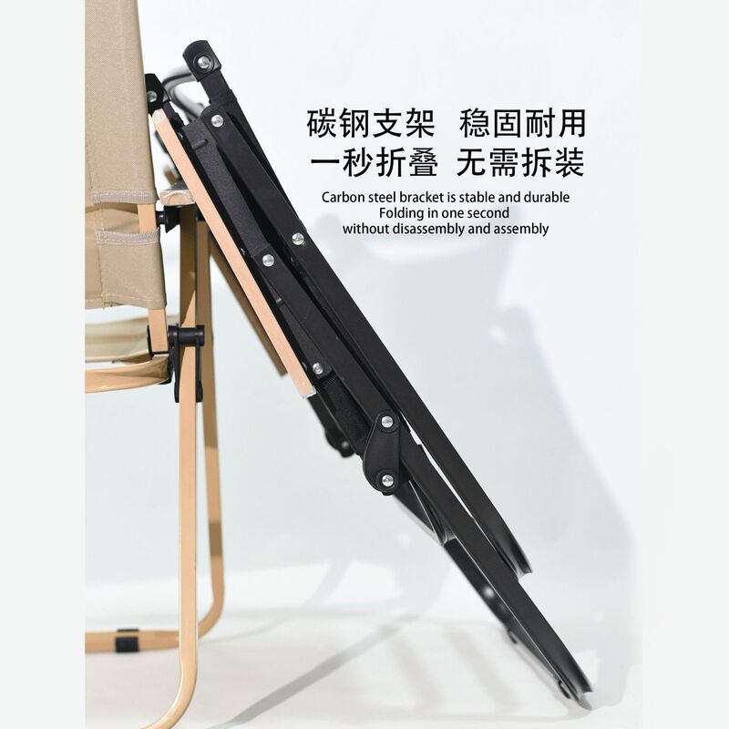 背もたれ付き折りたたみ椅子、カーミットチェア、ポータブルで厚みのある屋外木製アームチェア、折りたたみ式釣り椅子|undefined