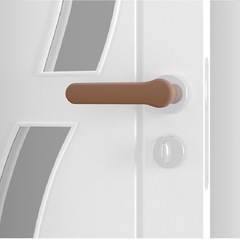 New glossy silicone baby safety door handle protective cover indoor door lock anti-collision cover anti-collision cover