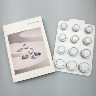 Oura Ring 4 Sizing Kit��ָ�ߴ��׼��o�������y���m�ϴ�Сƥ����