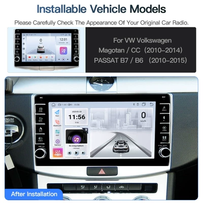 DVD Navigation: Dual Knob Large Screen Central