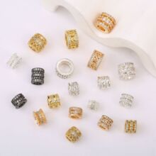 14k��ɫ��ɫ΢��ʯ�U�մ�יE�A�θ������diy��朴���������l