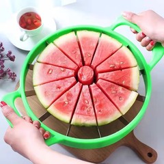 Cucumber Cutter Stainless Steel Fruit Slicer Household Watermelon Slicer Large Multifunctional Fruit Divider Cross-border