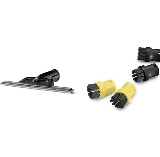 Набор аксессуаров для пароочистителя (Kaichi) для серии Karcher SC — нейлоновые щетки, адаптеры, набор из нескольких деталей