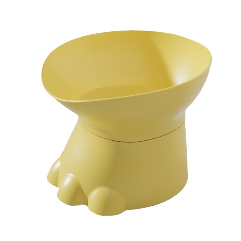 Tazón para gatos, cuello de dinosaurio, cuello único, macarrón, tazón para gatos, anti-derroque, tazón para mascotas, nuevo tazón para perros transfronterizos