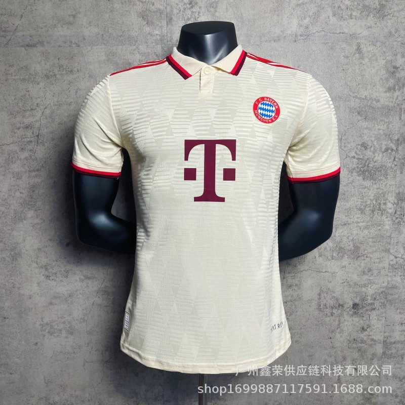 2425バイエルン二客のユニホームの選手版のサッカー服9番のケイン42号のムシラの大人のタイプの上着|undefined