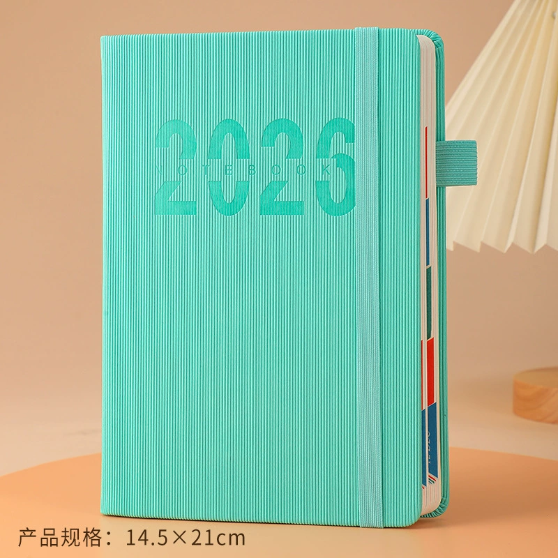 生婕瑞 2026 Chinese schedule book, daily work plan book, calendar notepad, self-discipline notebook book