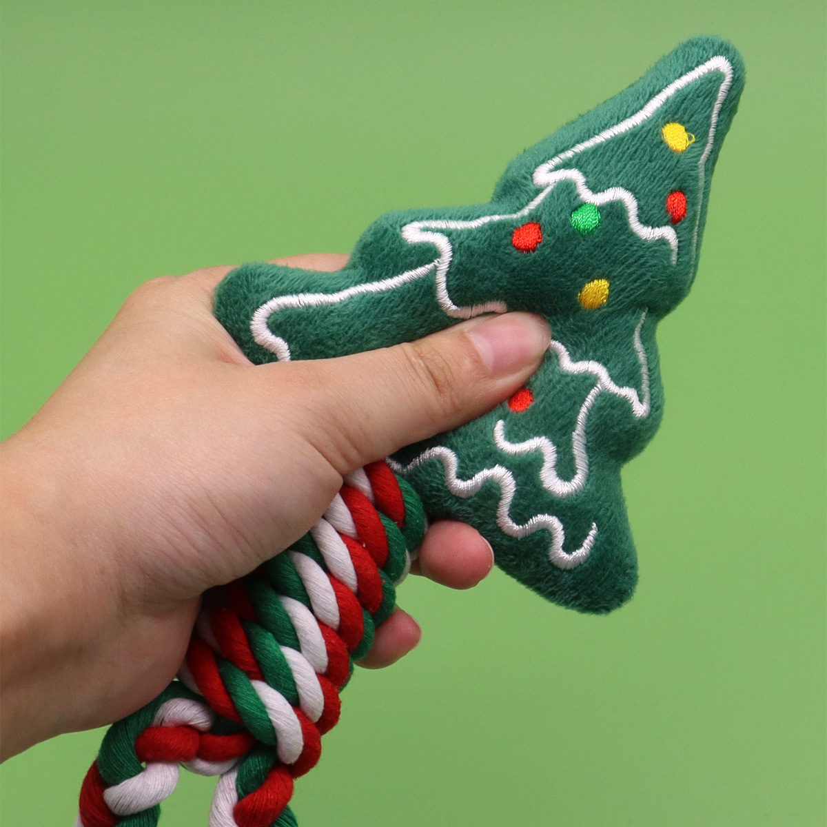 Juguetes de voz de mascotas transfronterizas, perros resistentes a la mordida, dientes molidores, productos para perros de Navidad, juguetes para perros, alivio del aburrimiento.