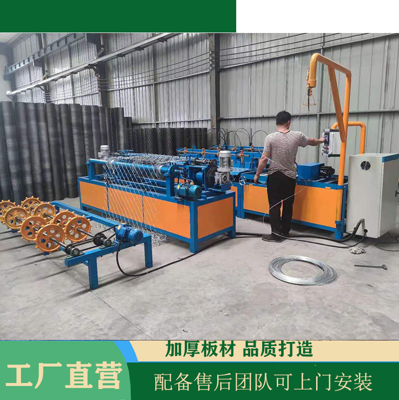 安平豪迪镀锌勾花网机锚网机易于操作对人工需要量小