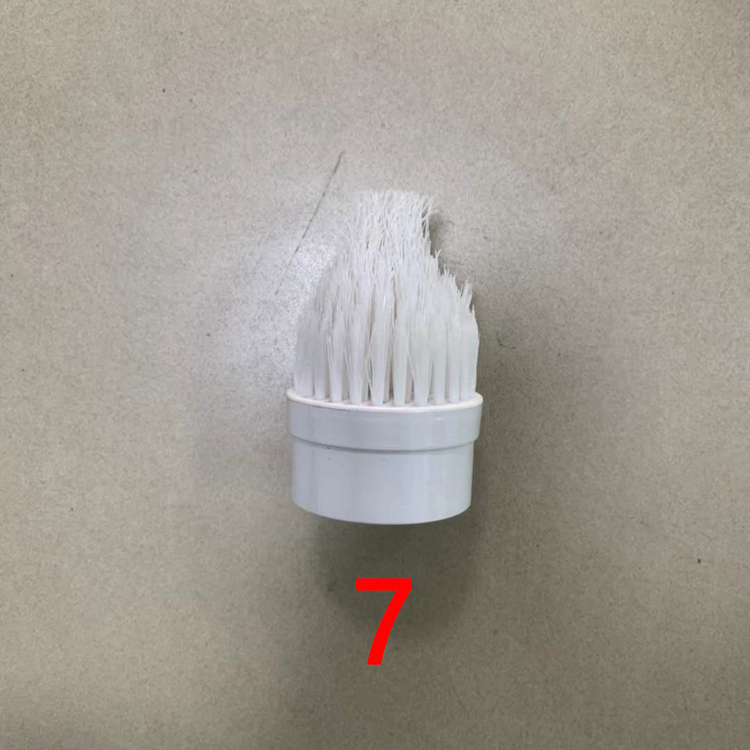 Accesorios de cepillo de limpieza eléctrica de reemplazo de cabeza de cepillo Schneider cubierta de tela cepillo de inodoro cepillo de limpieza doméstico de cuatro piezas conjunto de herramientas cepillo