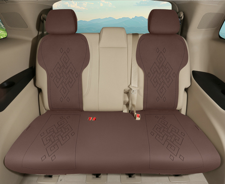 Suitable for Gl8 Special Car Seven-Seater Suede Car Seat Cushion Seat Cover Four-Season Universal Saddle Cushion