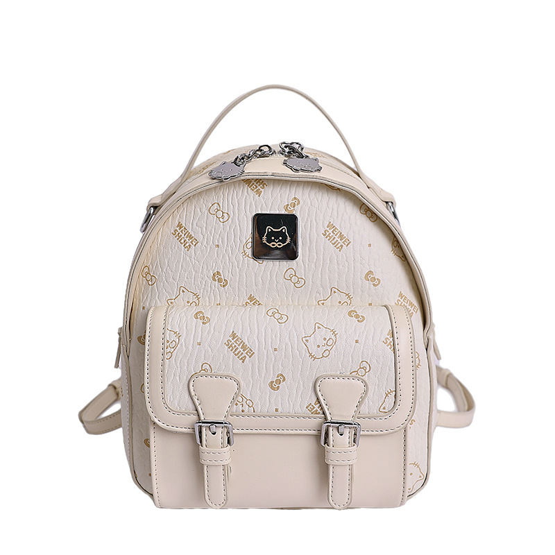 Moda extranjera estilo coreano simple sensación diaria 2026 nuevo hombro mochila bolsa de cubo portátil temperamento casual