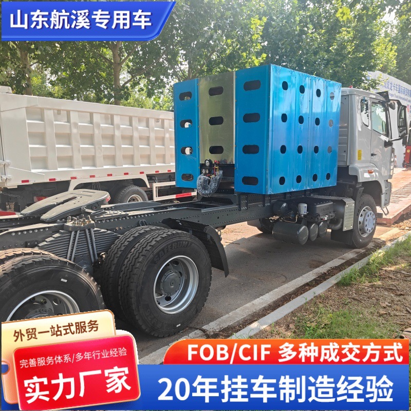 Foreign trade sales of HOWO 6x4 tractors, export of LNG natural gas tractors, heavy-duty tractors