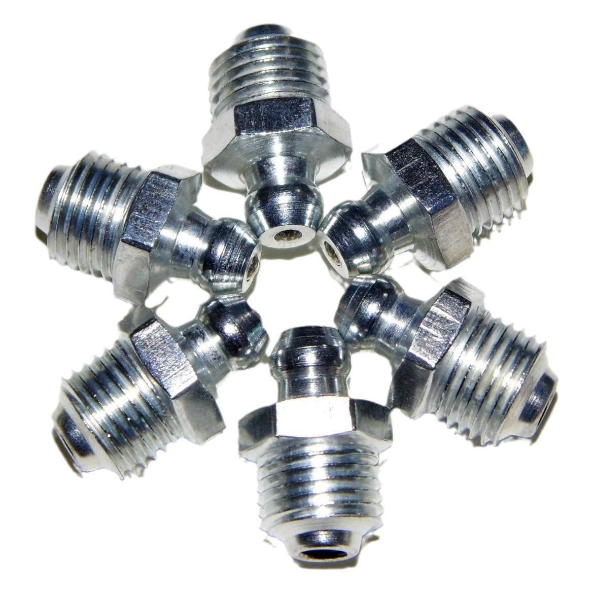 Boca niquelada de la grasa del acero de carbono de la multi-Especificación de la boca recta métrica M6M8M10M12 de la boca del acero inoxidable del Estándar Nacional 304