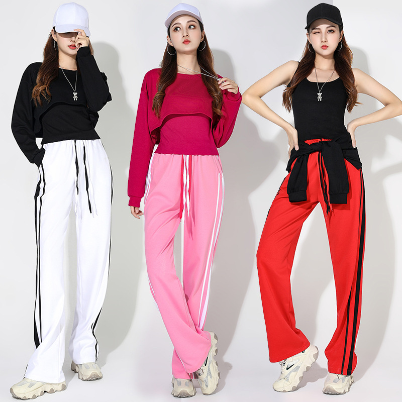 広場のダンスの服装の秋冬の新型の中高年の団体の演技の服の運動のレジャーの3セットの女性の鬼の歩のダンスの服|undefined