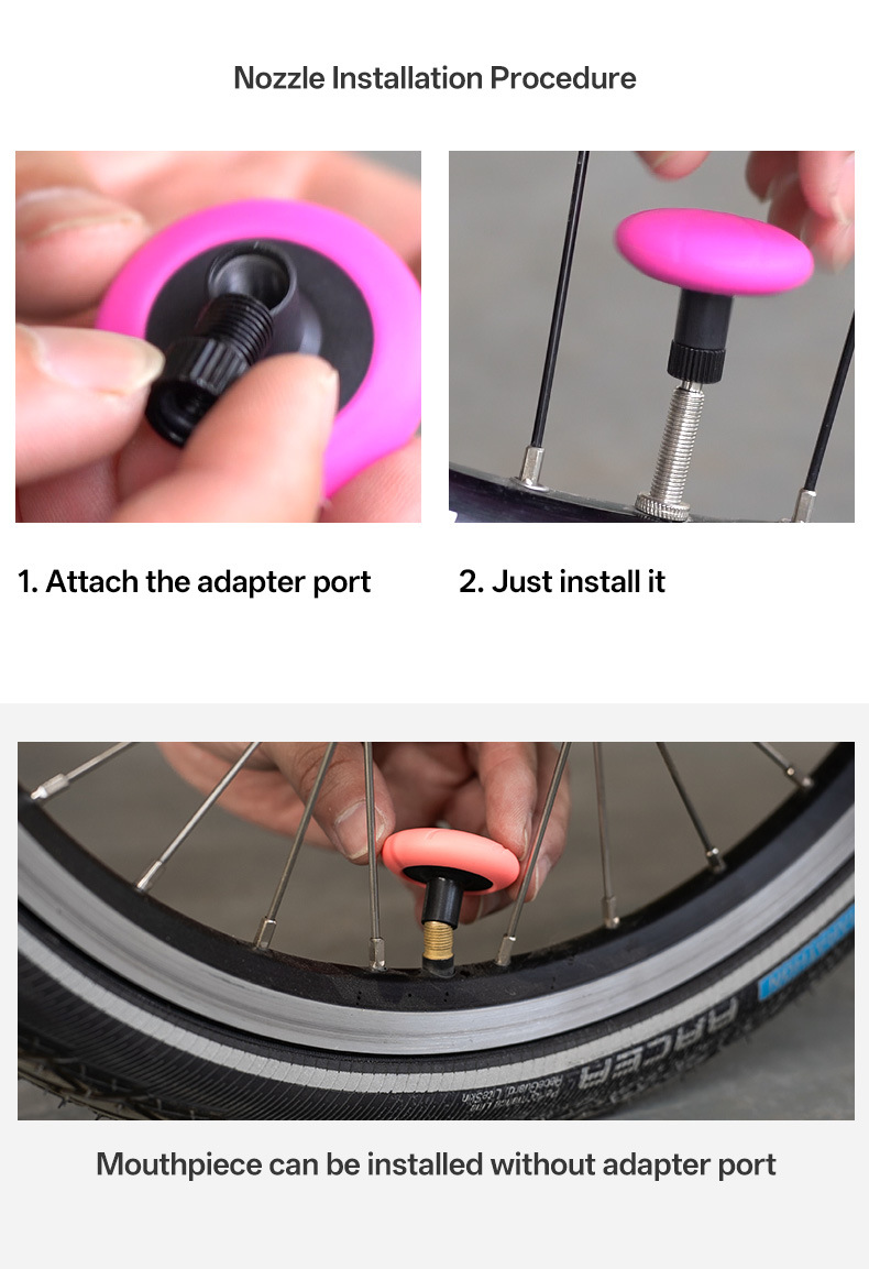 Bicycle Device Air Nozzle Cover Suitable for Airtag Electric Vehicles