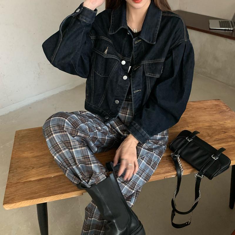 Changeable spring 2021 new pattern Korean Edition have cash less than that is registered in the accounts Show thin Chaqueta Retro Easy Jacket jacket
