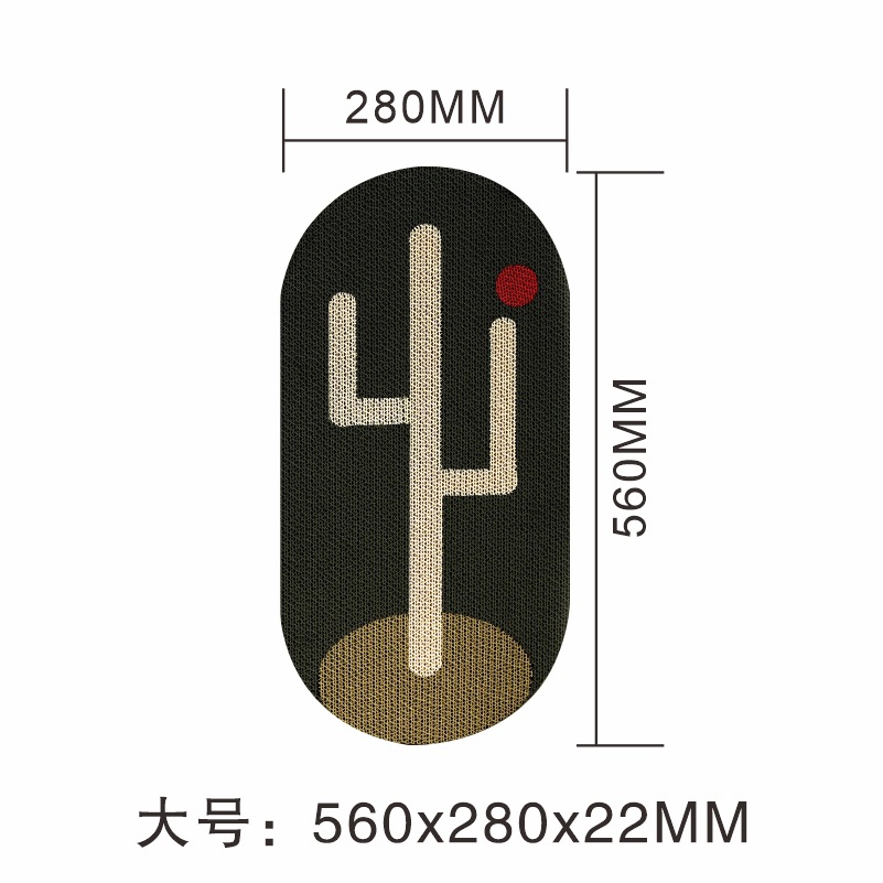 선인장 꽃 검정색 배경 대형