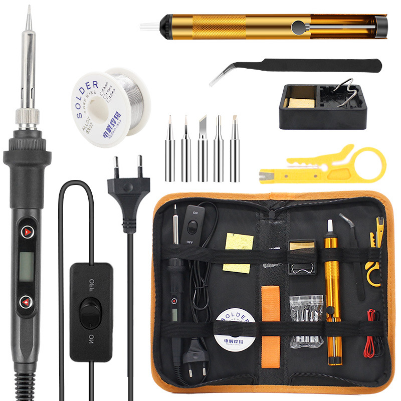 可调温洛铁60W电焊笔维修专用电烙铁家用小型神器焊接套装