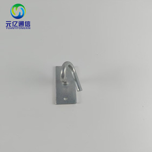 Ftth Network Fiber Optic Cable Elevated Aerial Galvanized Steel C-Type Pulling Hook Accessories