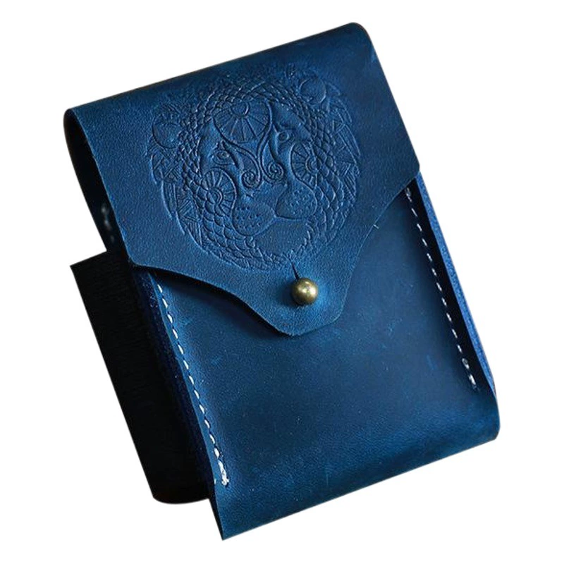 Трансграничный эксклюзивный для EDC тактический кожаный кожаный чехол кожаный чехол для сигарет Crazy Horse кожаный наружный кожаный чехол ручной работы