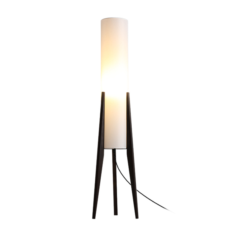 Grand View Garden retro sala de estar lámpara de piso sala de estar alta sensación de madera maciza personalidad arte dormitorio cabecera decoración de la cama luz 021L