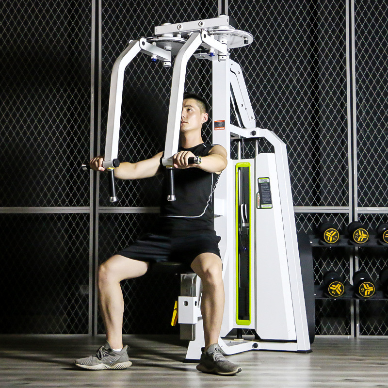 Dispositivo comercial de entrenamiento anti-pájaro, clip de brazo recto, máquina de mariposa de pecho, gimnasio interior, equipo de entrenamiento de músculos de pecho anaeróbicos