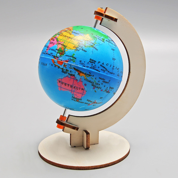 Science and technology small production homemade cognitive Earth structure science and education toys wholesale scientific experiment diy globe model