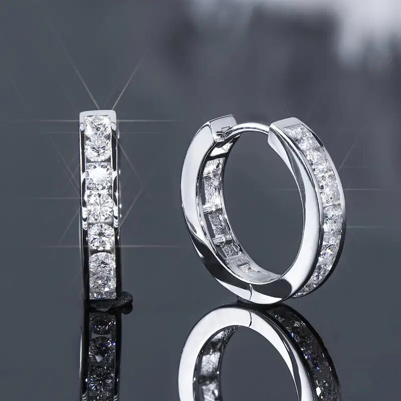 Cao Shi Amazon's New Earrings for Women, Circular Geometric Diamond Jewelry, Elegant Daily Wear Fashion Earrings