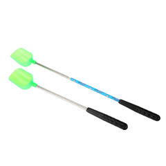 釣魚伸縮拋餌勺不鏽鋼打窩勺彩杆餌料勺遠距離打窩器垂釣用品