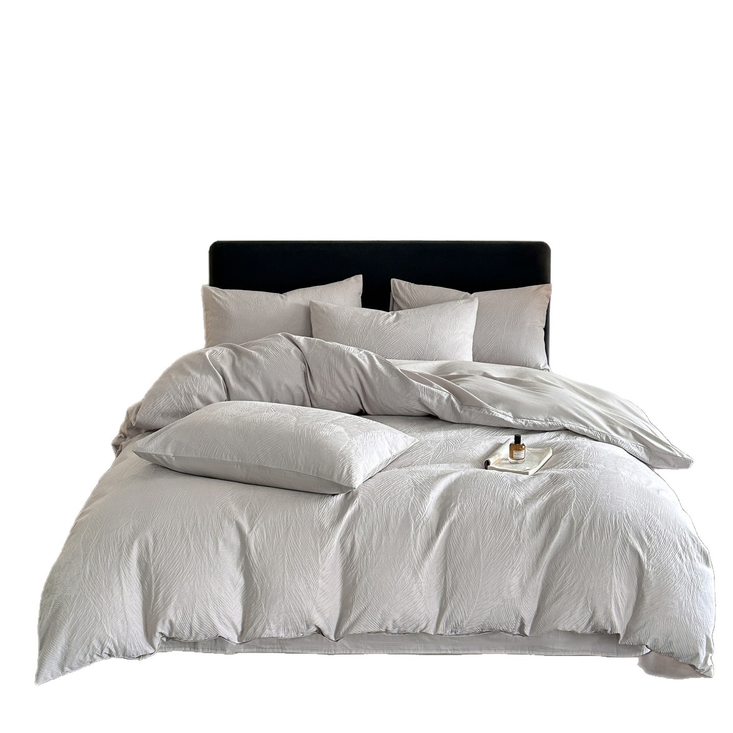 Luxury Cotton Bedding Set 100% Pure Cotton 60s Jacquard Sheet_voghion.com