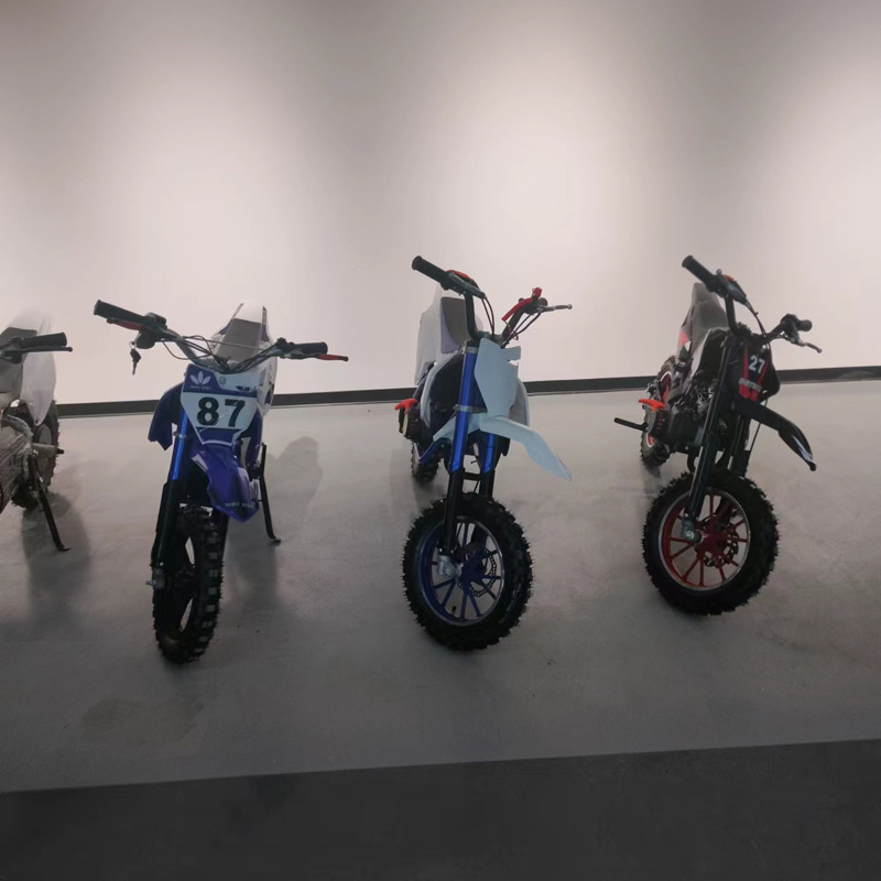 Foreign Trade Cross-Border Small Mountain Sports Two-Stroke Bicycle Light Youth Mini Beach Off-Road Motorcycle