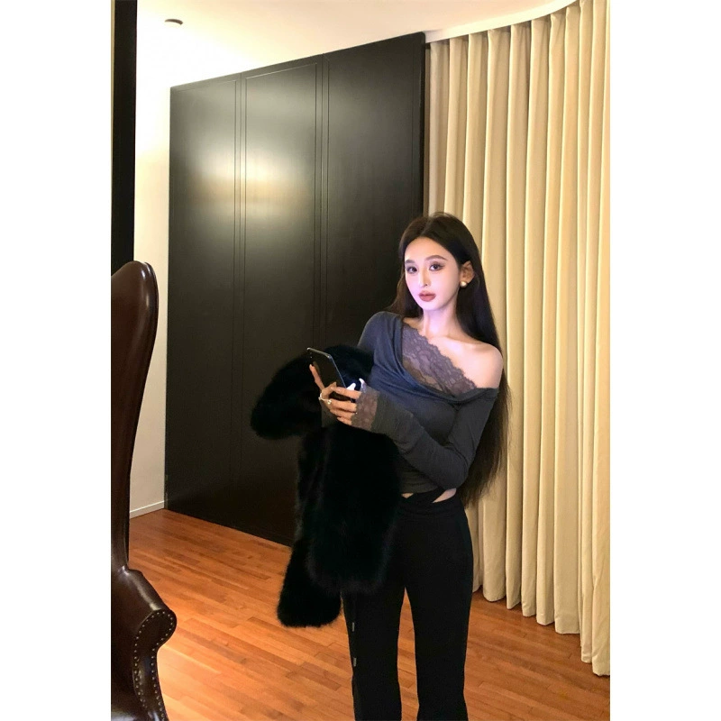 2025 женская одежда дизайн сексуальная кружевная футболка топы женская одежда