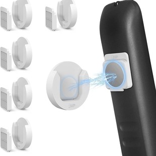 Cross-border new remote control magnetic hook strong paste wall-mounted TV air conditioner remote control storage bracket