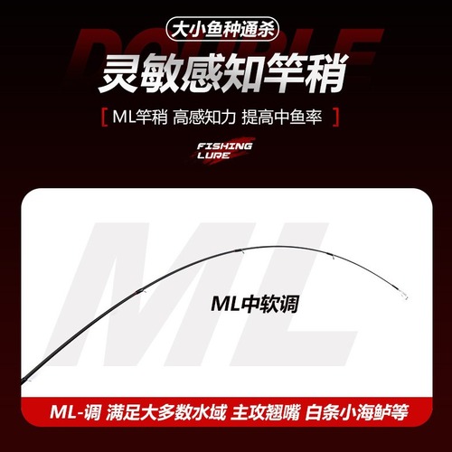 Taiyu carbon micro-route rod ML adjustable horse mouth rod cocked mouth freshwater fishing rod sea rod throwing rod fishing gear manufacturer wholesale