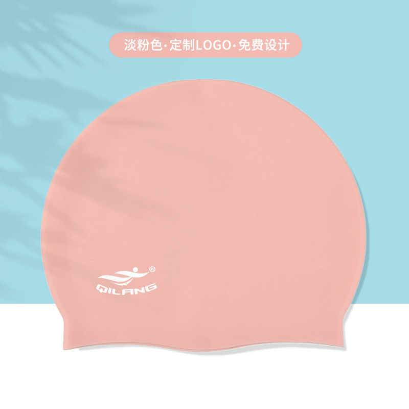 Adultos y niños sombreros de silicona personalizados logotipo de impresión de dibujo de muestra OEM sin estrangular sombreros de buceo fuente de trabajo