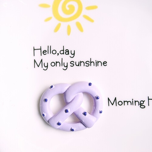Bagel biscuit donut cream glue mobile phone case diy resin jewelry accessories hairpin hair accessories material
