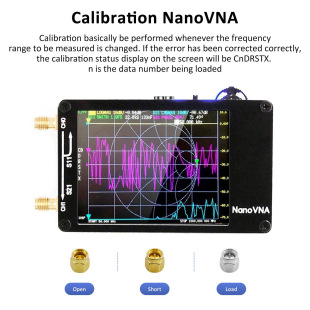 NanoVNA-H Upgrade Antenna Vector Network Antenna Analyzer MF HF VHF UHF with SD Card Slot