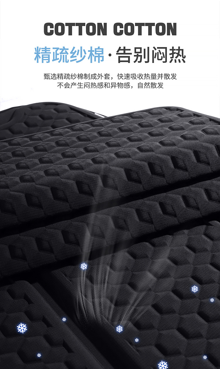 Summer Car Cool Cushion Monolithic Gel Seat Cushion Honeycomb Breathable Silicone Cool Car Cushion Office Cushion